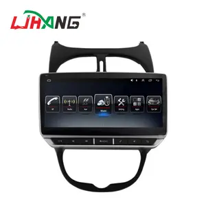 10.25 pouces Android 12 8 + 128G autoradio pour peugeot 206 2004-2010/citroën C2 2006-2013 lecteur multimédia navigation gps stéréo