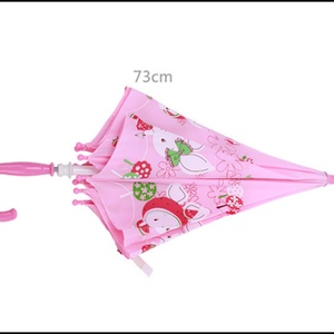 Proveedor de Paraguas Manuales Resistentes al Agua de Color Rosa Baratos con Mango Recto de 79 cm de Diámetro para Niños Pequeños - Product Image 6