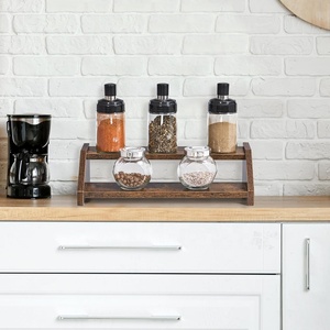 Espositore Vintage a 2 <span class=keywords><strong>Ripiani</strong></span> in Legno <span class=keywords><strong>per</strong></span> Cupcake, Portaspezie da <span class=keywords><strong>Cucina</strong></span>, Organizzatore da Bancone a Due Livelli - Product Image 5