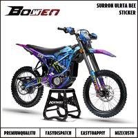 Kit d'autocollants graphiques Surron Ultra Bee, kit de protection intégrale en vinyle pour moto, protection de panneaux, housse personnalisée pour moto électrique tout-terrain