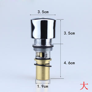 Accessoires de valve de chasse d'eau dissimulée à commande manuelle/à commande au pied, bouton de valve d'urinoir et noyau de valve à manivelle pour vannes de chasse d'eau - Product Image 5