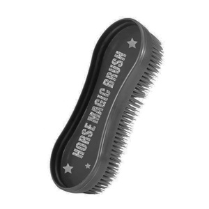 Brosse à chevaux Intrepid Magic Horse pour le toilettage des chevaux, poils en plastique miracle, brosse démêlante Horse Genie - Product Image 1