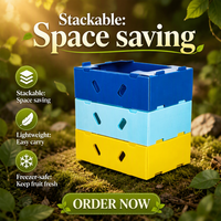Assurance Commerciale pour Caisse en Carton Ondulé Recyclable PP 4mm/5mm 600x400x300mm Lavable et Réutilisable pour Fruits, Vente en Gros