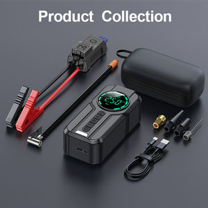 Портативное пусковое устройство для автомобиля 16000 мАч 150 Вт с зарядкой USB-C, светодиодным фонарем, цифровым дисплеем и защитой от искр - Product Image 2