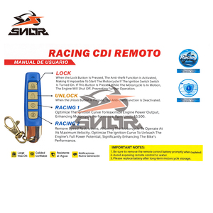 Centralina CDI Racing SNOR per Bajaj Pulsar NS200 RS200 Rouser <span class=keywords><strong>NS</strong></span> 200 JL351200 12-15 - Unità CDI Digitale da Corsa - Product Image 3