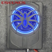 Haut-parleur de subwoofer de voiture actif de 10 pouces à installer sous le siège avec amplificateur, haut-parleur audio actif, subwoofer de voiture, DC 12V, puissance de pointe 1200W