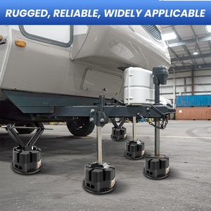 AMBITION Trailer Jack Block RV Blocs de mise à niveau pour remorques de voyage Roues et tout cric 20,000 Lbs Compatibilité universelle - Product Image 6