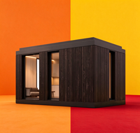 Maisons préfabriquées et maisons conteneurs à faible MOQ, maisons mobiles modulaires avec structure en acier et panneaux isolants pour sites de glamping