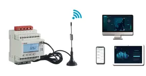 Acrel IoT inteligente sem fio medidor de energia Opcional 4G 2G WiFi NB-IoT LoRa RS485 MODBUS-RTU 3/trifásico medidor de energia elétrica ADW300