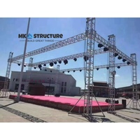 12 "X 12" Perno protector Placa Torre Truss (Patente Pendiente) Aluminio Trust Evento al aire libre Aluminio Truss