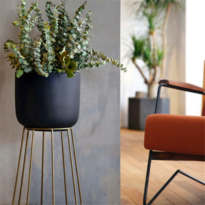 Support de sol pour pot de fleurs, présentoir d'intérieur, or, vente en gros, plantes cactus et jardinières, métal, jardin, fer, moderne, maison, mariage, cuisine - Product Image 6