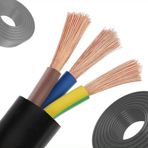 Doğrudan fabrika satış saf bakır RVV2/3/4/5 çekirdek 17/20AWG/22AWG PVC yumuşak tel su geçirmez endüstriyel standart 220V elektrik kablosu - Product Image 1