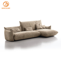 Ensemble de canapés modulaires en tissu de luxe au design italien moderne et créatif pour appartements, hôtels, centres commerciaux et salles de sport
