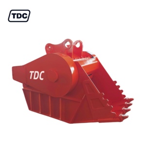 <span class=keywords><strong>Godet</strong></span> concasseur durable TDC TDC200 pour <span class=keywords><strong>mini</strong></span>-excavatrices de 20 à 90 tonnes, ouverture à une mâchoire pour le concassage du béton - Product Image 2