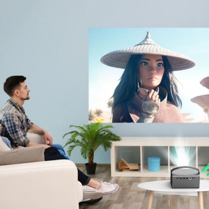 Proyector DLP Inteligente 3D TV de 300 Pulgadas, Android WiFi V7 PRO, Proyector LED DLP Mini 1080P, Full HD 4K, Cine, Smartphone - Product Image 6