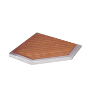 Base de douche en plastique léger de haute qualité KMRY Neo Angle Quadrant avec drain inclus (K5031) Design contemporain