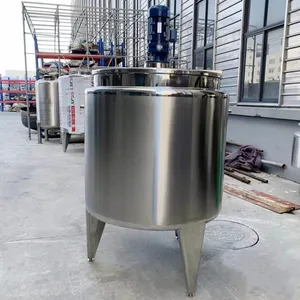 Cream Mixing Machine Stainless Steel Dairy Milk Chocolate Cream Chemical Mixing Blending Tank Machine