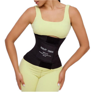 Fascia Modellante Sportiva Colombiana da <span class=keywords><strong>Donna</strong></span> in Lattice Traspirante per Controllo Addominale e Sudorazione, Effetto Snellente Triplo - Product Image 1