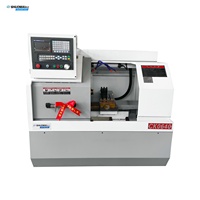 Rogram-torno compacto pequeño con control, máquina de torno horizontal 0640, precio barato