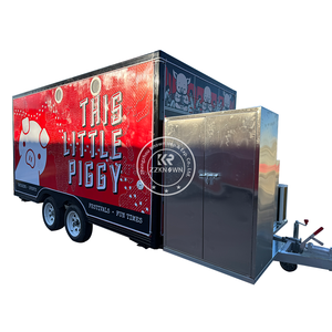 Camión de Comida Móvil con Máquina Expendedora de Hamburguesas Personalizada de 12 pies, Nuevo, 2025, en Venta en China, Remolque de Comida con Equipamiento de Cocina Completo - Product Image 2