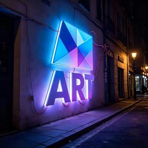 Custom Acrylic Stainless Steel <b>LED</b> Backlit Illuminated Wall Lettering <b>Sign</b> for Commercial Business Decoration Indoor/Outdoor - Product Image 3