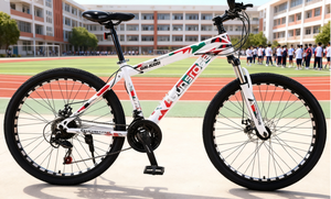 Mountain Bike telaio in acciaio al carbonio freno a disco da 24/26 pollici e Mountain Bike a 21 velocità sono progettati per gli adulti - Product Image 3