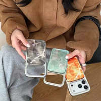 Toptan Sıcak Satış Yeni Su Dalgası Desenli Lüks Kadınlar İçin Trend TPU Darbeye Dayanıklı Telefon Kılıfı iPhone 17 16 15 Pro Max için
