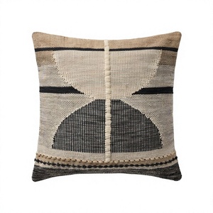Housse de coussin en coton bohème pour salon, décoration intérieure, personnalisable avec un design sur mesure, coussin bohème écologique, fabrication sur mesure OEM, vente en gros - Product Image 1