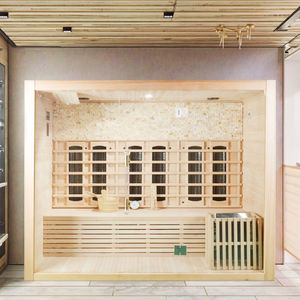 Sauna de Infrarrojos Lejanos de Lujo para Interiores, de Madera, para 4-6 Personas, Venta Directa de Fábrica, para Desintoxicación en el Hogar - Product Image 5