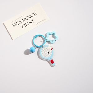 Porte-clés et pendentif mignon en plastique, style dessin animé <span class=keywords><strong>anime</strong></span>, pour écouteurs, sac à dos, avec motifs Badminton, <span class=keywords><strong>Tennis</strong></span> <span class=keywords><strong>de</strong></span> <span class=keywords><strong>table</strong></span>, Football, Rugby, Cloche, Cadeau - Product Image 6