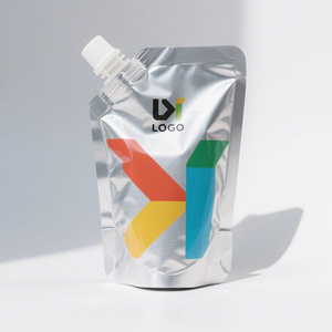 Custom Design Food-grade 100ML 300ML Juice Jelly Spouted Pouch <b>Coffee</b> Beverage Doypack Bags Stand-Up Pouches with Nozzle - Product Image 3