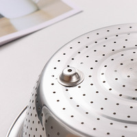 Panier de vidange compact en acier inoxydable écologique avec design stable, compatible lave-vaisselle et four, pour usage domestique et professionnel