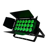 Projecteur matriciel LED XJ 18*12W RGBWAUV 4-en-1 avec volets coupe-flux à 4 volets, lumière de mélange professionnelle pour scène, église, mariage