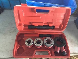 Outil de filetage manuel de qualité industrielle avec 3 filières, outils à main pour tubes de 1 1/4"-2", support OEM et ODM personnalisé - Product Image 4