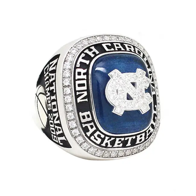 3D CAD Design Sports Jewelry Custom Basketball Championship Ring For Men