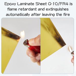 Panneau en fibre de résine isolante de haute qualité 3240, <span class=keywords><strong>feuille</strong></span> laminée en fibre de verre époxy phénolique FR4/3240, <span class=keywords><strong>feuille</strong></span> de fibre de verre époxy jaune - Product Image 5