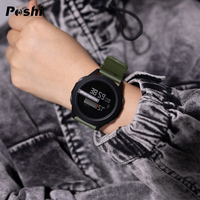 POSHI montre de sport pour homme montre-bracelet numérique de luxe chronomètre lumineux avec Date semaine Original mâle horloge Reloj