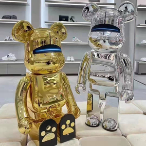 Bearbrick खोखले पहाड़ आधार मूल 1000% सेक्सी रोबोट लटकन राल मूर्ति के लिए नए साल का तोहफा