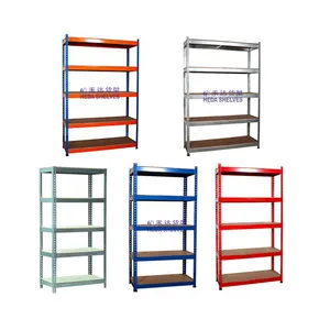 Factory Price five colors Stand storage racking shelves warehouse shelves rack heavy duty