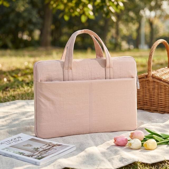 Fashion Women Laptop Tote Bag Large Capacity Business Work Bag for 15.6 Inch Notebook Computer
