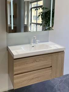 Meuble-lavabo de salle de bain de style européen, design moderne, armoires de salle de bain de luxe sur mesure - Product Image 5