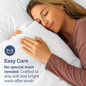 Funda de almohada súper suave, antipilling y antidecoloración, lavable a máquina, adecuada para el hogar y hoteles. - Product Image 6