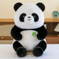 Peluche Panda Brodé Super Doux pour Princesse, Rembourrage Coton PP, Anti-Stress, Souvenir de Voyage, Cadeau pour Enfants
