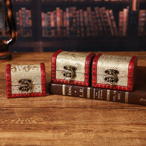 Caja de Almacenamiento de Madera Estilo Retro de Mystic Arts, Caja Decorativa de Estilo Chino para el Hogar y Accesorios de Boda - Product Image 4