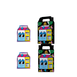 Tùy Chỉnh Không Thường Xuyên Đặc Biệt Hình 3.5 7 14 28G Sáng Tạo Hình Mylar Túi Giấy Ngũ Cốc Hộp Phù Hợp Với Hộp - Product Image 4