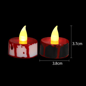 Vela creepy da luz do chá, dia das bruxas, com lágrimas do sangue, sangramentos, velas para decorações de velas, halloween - Product Image 2