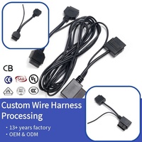 Adaptador OBD2 en Forma de Y, Conductor de Cobre Desnudo, Aislamiento de PVC, 600V, Varias Longitudes, para Expansión de Funciones de Diagnóstico