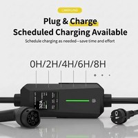 Nouveau chargeur de véhicule électrique certifié CE FCC, 7,7 kW, 240 V, J1772 Type 1, niveau 2, EVSE, prise NEMA 14-50, 32 A, IP66, câble de 5 m, directement de l'usine