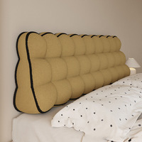 New Cream Style dreieckige Schneeball Kopfteil Kissen Bettruhe Kissen Großzügiges Schlafzimmer No-Wash Soft Reading Bettwäsche-Set