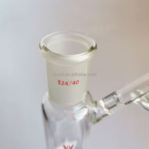 Frasco Schlenk <span class=keywords><strong>de</strong></span> vidrio borosilicato Suministros <span class=keywords><strong>de</strong></span> <span class=keywords><strong>laboratorio</strong></span> Aparato <span class=keywords><strong>de</strong></span> extracción Soxhlet con válvula <span class=keywords><strong>de</strong></span> alto vacío - Product Image 6